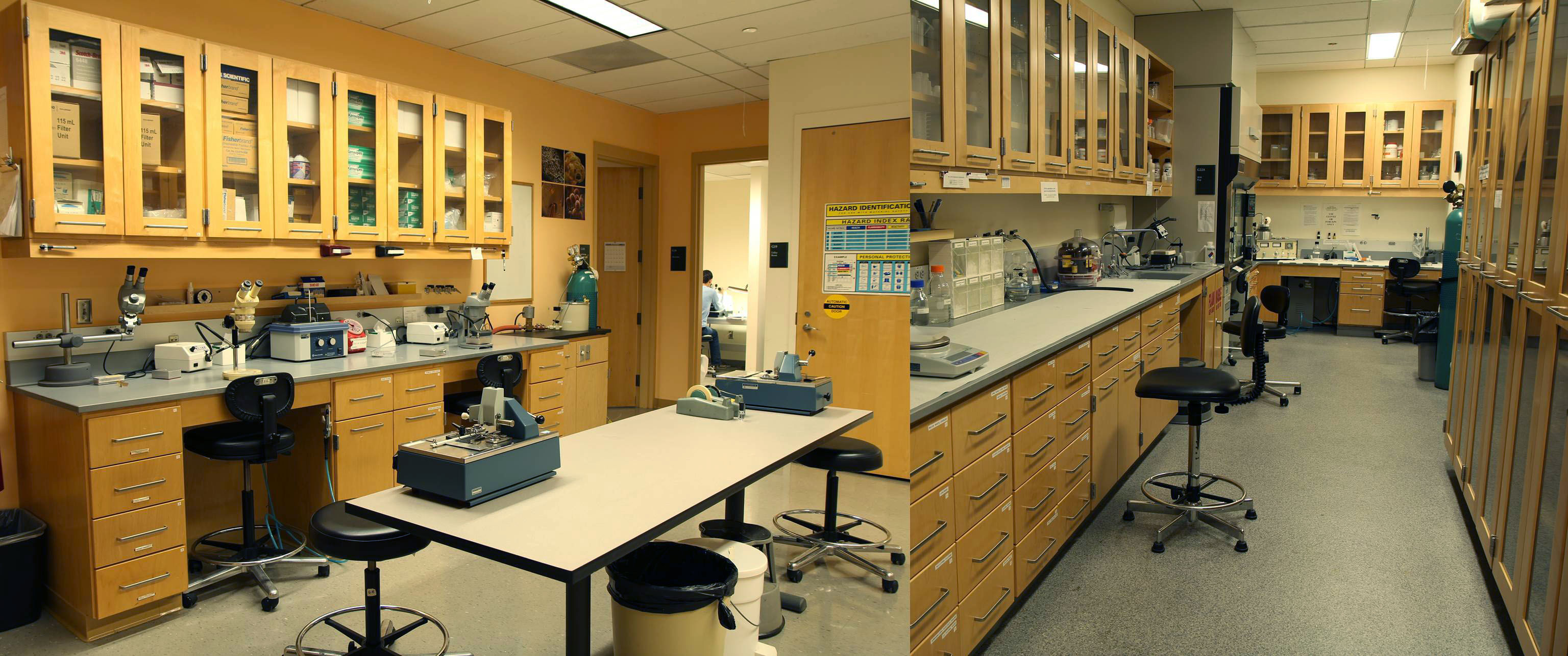 Lab space for sample prep